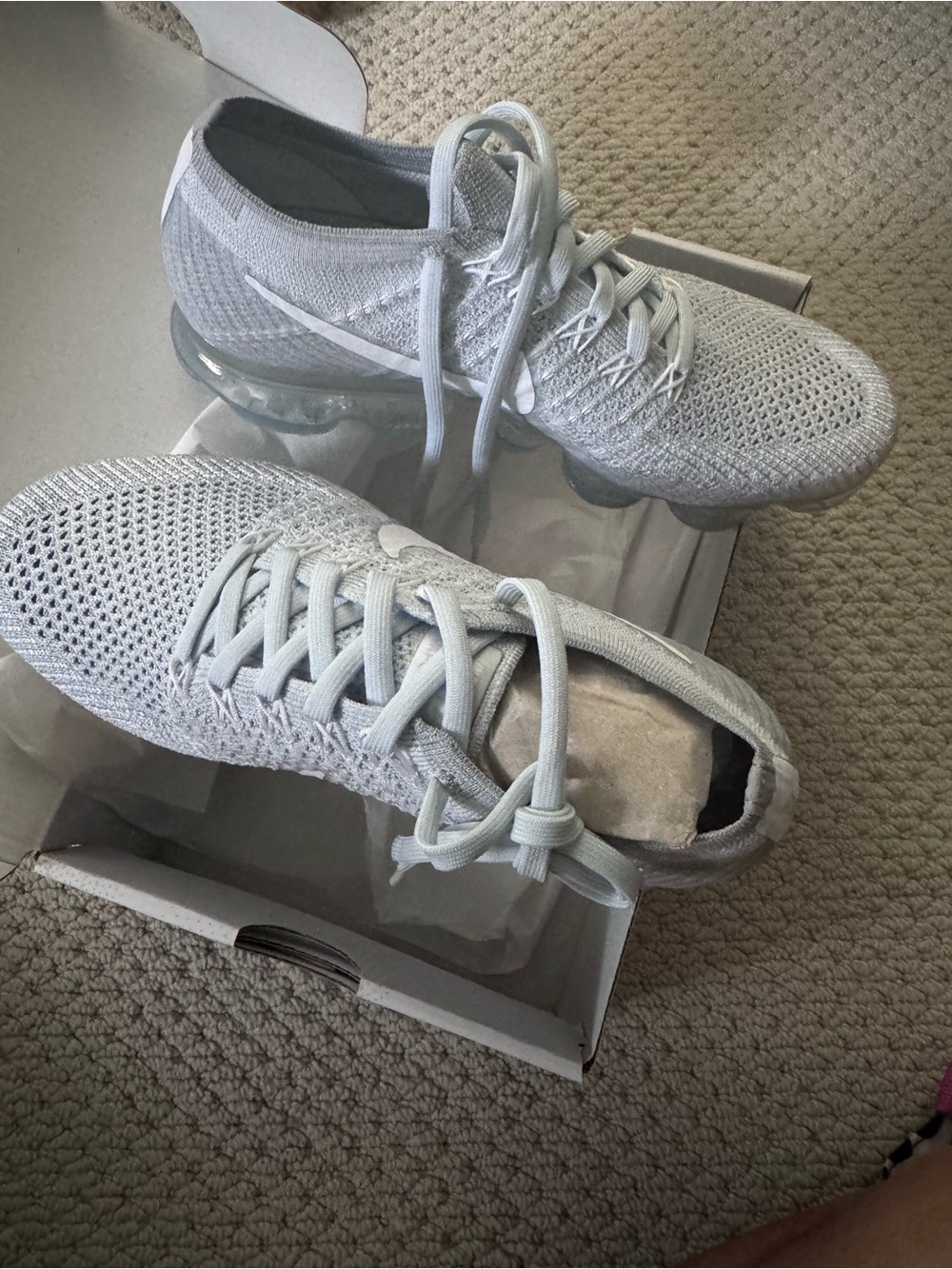 Women's Lightweight Knit Athletic Sneakers - Light Gray